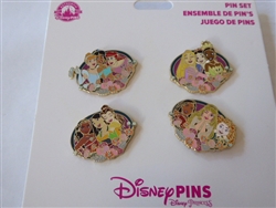 Disney Trading Pin 151666 Princesses - Booster Set