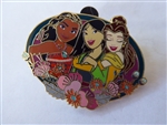 Disney Trading Pin 151670 Princesses - Moana & Mulan & Belle - Booster