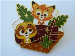 Disney Trading Pin  151786 Loungefly - Todd & Copper - Terrarium - The Fox and the Hound