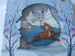 Disney Trading Pins 152494 Loungefly - Bambi Ice Skating - Jumbo