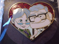 Disney Trading Pins 152670 Artland - Carl and Ellie - Love Heart - UP