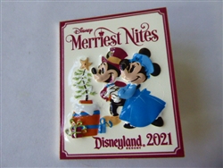 Disney Trading Pin 152735 DLR - Mickey & Minnie Mouse - Christmas - Merriest Nites Disneyland 2021