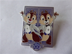 Disney Trading Pins 152780     Chip and Dale - Disney 100 - Platinum Celebration