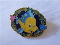 Disney Trading Pin  153048 Loungefly - Flounder - Princess Sidekick Floral - Mystery - Little Mermaid