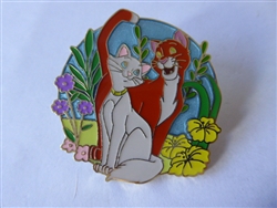 Disney Trading Pin 153093 Uncas - O'Malley & Duchess Floral - Aristocats