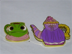 Disney Trading Pins  153292 Loungefly - Rapunzel & Pascal Set - Princess Teacup - Mystery