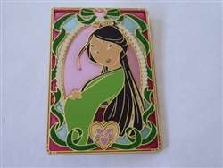 Disney Trading Pins 153469     Pink a la Mode - Mulan - Stained Glass Princesses