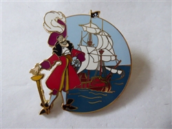 Disney Trading Pins 153582     Captain Hook - Peter Pan - 70th Anniversary - Mystery