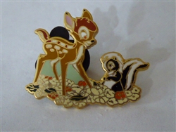 Disney Trading Pin  1538 Bambi and Flower from WDCC Sculpture Set