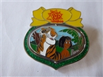 Disney Trading Pin 154260     WDW - Mowgli and Shere Khan - Jungle Book - Pop Century Resort - Spinner Holiday Ornament - Christmas 2022