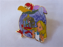 Disney Trading Pin 154369    Alice with the Cage Bird - Alice in Wonderland