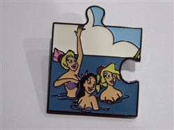 Disney Trading Pin 154607     Loungefly - Alana, Arista, Andrina - Triton's Gift Puzzle - Mystery - Ariel's Sisters - Little Mermaid