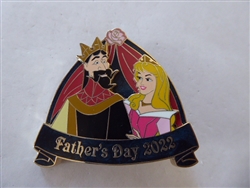 Disney Trading Pin 154963     Aurora and King Stephan - Father's Day 2022 - Sleeping Beauty