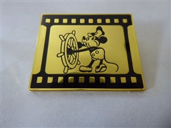 Disney Trading Pin 155253     Loungefly - Steamboat Willie - Black and Gold Film Reel