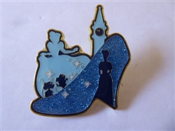 Disney Trading Pins 155323     Loungefly - Cinderella, Lady Tremaine, Jac and Gus - Slipper - Silhouette