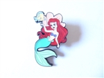 Disney Trading Pin 155429     Loungefly - Ariel and Flounder - Princess Floral Friends - Mystery - Little Mermaid