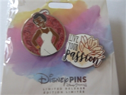 Disney Trading Pins 155546     Tiana - Live Your Passion - Princess and the Frog - Set