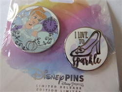 Disney Trading Pins 155554     Cinderella - I Love To Sparkle - Set