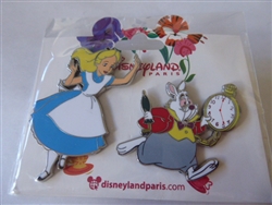 Disney Trading Pins  155934     DLP - Alice & White Rabbit Set - Alice in Wonderland