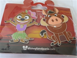 Disney Trading Pin 156040     DLP - Timon & Pumbaa - Lion King Friend Set