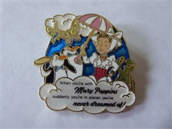 Disney Trading Pins 156343     Mary Poppins and Animals - Umbrella - When You're With Mary
