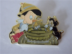 Disney Trading Pin 156896     DPB - Pinocchio, Cleo and Figaro - Kiss