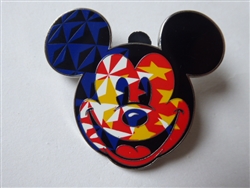 Disney Trading Pin 157021     WDW - Mickey Head - China Flag - EPCOT World Showcase