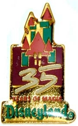 Disney Trading Pins DLR - 35 Years of Magic (Sleeping Beauty's Castle)