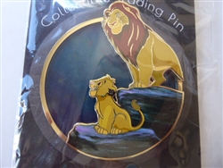 Disney Trading Pin 157682     Artland - Simba and Mufasa - Guiding Kings - Pin on Glass