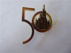 Disney Trading Pin  158247     WDW - Cinderella Castle in 50 - 50th Anniversary
