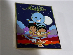 Disney Trading Pin 158534     PALM - Aladdin - Movie Poster - Jasmine, Abu, Genie, Magic Carpet