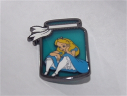 Disney Trading Pin 158724     Loungefly - Alice in Wonderland - Shrunken Alice in Tear Jar - Stained Glass