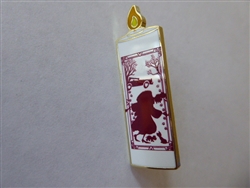 Disney Trading Pin 159045     Uncas - Cruella - 101 Dalmatians - Villains Silhouette Candle - Mystery