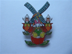 Disney Trading Pins 159134     DLP - Daisy and Dutch Girls - It's a Small World - Tulips and Windmill