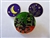 Disney Trading Pin 159359     Uncas - Mickey and Donald - Silhouette - Haunted House - Halloween