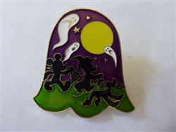 Disney Trading Pin 159362     Uncas - Mickey, Minnie and Pluto - Silhouette - Ghosts - Halloween