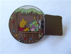 Disney Trading Pin 159801     Loungefly - Winnie the Pooh and Piglet - Christmas Tree - Hinged Window