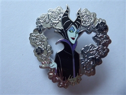 Disney Trading Pins  159859     DLP - Maleficent - Sleeping Beauty - Heart-shape with Flowers
