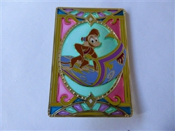 Disney Trading Pin 159898     Pink a la Mode - Abu and Flying Carpet - Aladdin - Sidekicks - Stained Glass