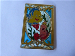 Disney Trading Pin 159899     Pink a la Mode - Flounder and Sebastian - Little Mermaid - Sidekicks - Stained Glass