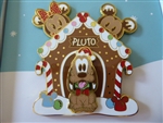 Disney Trading Pin 159953     Loungefly - Mickey, Minnie, Pluto - Gingerbread Dog House - Jumbo - Slider