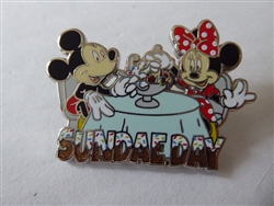 Disney Trading Pin 160095     Mickey and Minnie - Sundae Day