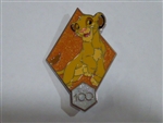 Disney Trading Pins 160184     Pink a la Mode - Simba - Lion King - Diamond - Disney 100 - Jumbo