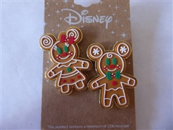 Disney Trading Pin 160367     Uncas - Minnie and Mickey - Gingerbread - Holiday