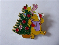 Disney Trading Pin 160481     DPB - Winnie the Pooh and Piglet - Christmas Tree - Holiday