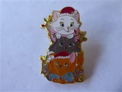 Disney Trading Pin 160776     Loungefly - Marie, Berlioz, Toulouse - Christmas Lights Stack - Aristocats - Santa Hat