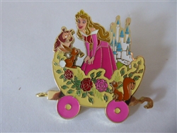 Disney Trading Pins 160813     Uncas - Aurora - Princess Train Car - Mystery - Sleeping Beauty