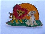 Disney Trading Pin 161099     Pink a la Mode - Young Simba and Young Nala - Lion King - Land, Sea and Air