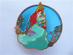 Disney Trading Pin 161100     Pink a la Mode - Ariel and Sebastian - Little Mermaid - Land, Sea and Air