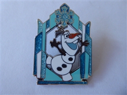 Disney Trading Pin 161229     Uncas - Olaf - Frozen - Glitter Frame - Snowflake
